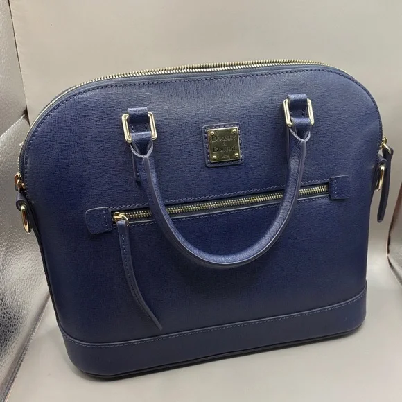 Dooney & Bourke Marine Saffiano Leather Satchel - Picture 7 of 7